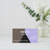 ZWARTE DRIEHOEK standaard, 3,5 x 2,0-inch Visiteka Visitekaartje (Staand voorkant)