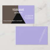 ZWARTE DRIEHOEK standaard, 3,5 x 2,0-inch Visiteka Visitekaartje (Voorkant / Achterkant)