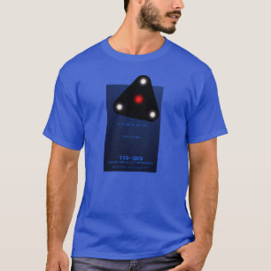 Zwarte driehoek TR-3B UFO T-shirt