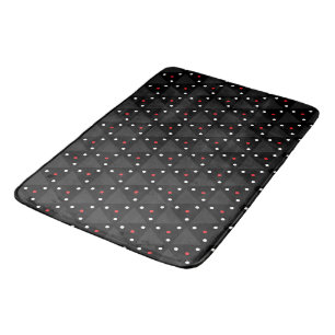 Zwarte Driehoek UFO Patroon Modern Abstract Badmat
