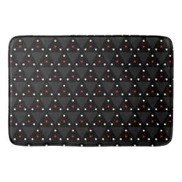 Zwarte Driehoek UFO Patroon Modern Abstract Badmat