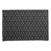 Zwarte Driehoek UFO Patroon Modern Abstract Kussensloop (Voorkant-Rechts)