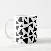 Zwarte driehoeken koffiemok (Links)