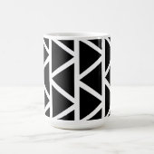 Zwarte driehoeken koffiemok (Center)