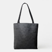 Zwarte driehoekige abstracte achtergrond, Grunge s Tote Bag (Achterkant)