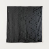 Zwarte driehoekige abstracte achtergrond, Grunge s Wandkleed (Voorkant (horizontaal))