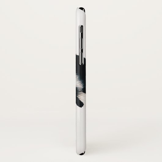 Zwarte droombestrijder met veren Case-Mate iPhone case (Achterkant/links)