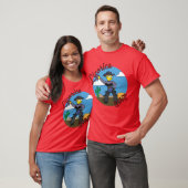 Zwarte Drop jongen T-shirt (Unisex)