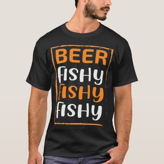 Zwarte Drum Print T-shirt (Voorkant)