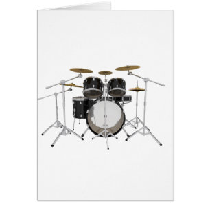 Zwarte drumkit: