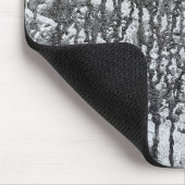 zwarte druppelaar op beton muismat (Hoek)