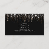 zwarte druppelaar visitekaartje (Achterkant)