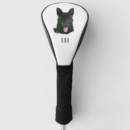 Zwarte Duitse Herder Golfheadcover