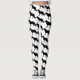Zwarte Duitse Herder Rashond Leggings