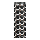 Zwarte Duitse herders op Tumbler Thermosbeker (Achterkant)