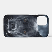 Zwarte Duitse Herdershond Case-Mate iPhone Case (Achterkant (horizontaal))
