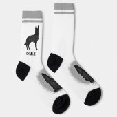 Zwarte Duitse Herdershond met eigen naam Sokken (Rechts)