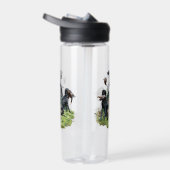Zwarte Duitse kortharige pointers Waterfles (Rechts)