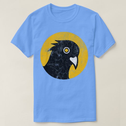 Zwarte duiven spreekt  Logo T-shirt (Design voorkant)