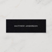 Zwarte, dunne visitekaartjes (Voorkant)