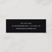 Zwarte, dunne visitekaartjes (Achterkant)