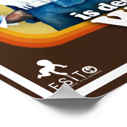 Zwarte dynamiet poster (Hoek)