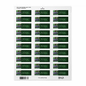 Zwarte eekhoorn etiket (Full Sheet)