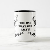 Zwarte eekhoorn met tien punten Antler Mok (Midden)