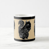 Zwarte eekhoorntjes eik en zwarte Mok (Center)