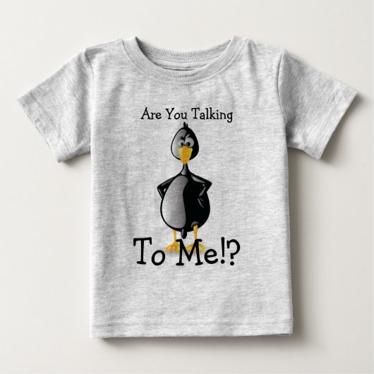 Zwarte eend met Baby-T-shirt (Voorkant)