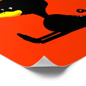 zwarte eend poster (Hoek)