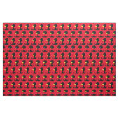 Zwarte eend stof (Fat Quarter)