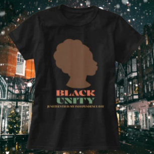 Zwarte Eenheid: Juneteenth is mijn Onafhankelijkhe T-shirt