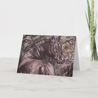 zwarte eenhoorn kaart