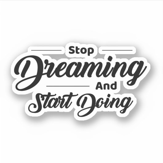 Zwarte eenvoudige aanhalingstekens sticker (Voorkant)