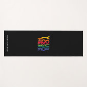 Zwarte Eenvoudige zakelijke Logo - aangepaste teks Yogamat (Voorkant (horizontaal))