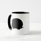 Zwarte Egel Mok (Voorkant links)