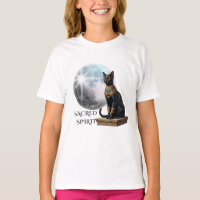 Zwarte Egyptische Kat Geheime Geest Sticker