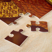 Zwarte Egyptische prinses in onze moderne digitale Legpuzzel (Zijkant)