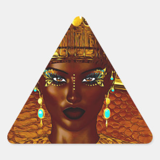 Zwarte Egyptische prinses in onze moderne digitale Sticker