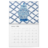 Zwarte Eiffeltoren Toile Kalender (Jan 2026)