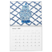 Zwarte Eiffeltoren Toile Kalender (Jan 2027)