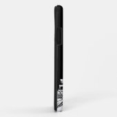 Zwarte Eiffeltower - Afbeelding Case-Mate iPhone Case (Achterkant/rechts)