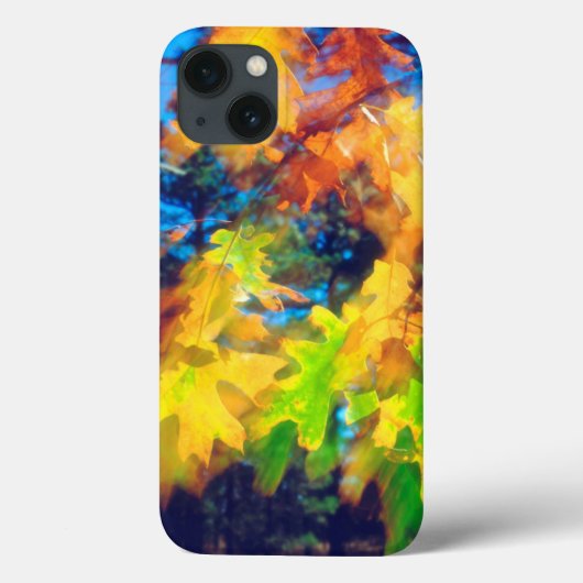 Zwarte eikleien blazen in de wind Case-Mate iPhone case (Achterkant)