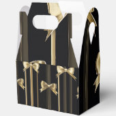 Zwarte elegantie decoratieve doos bedankdoosjes (Open)