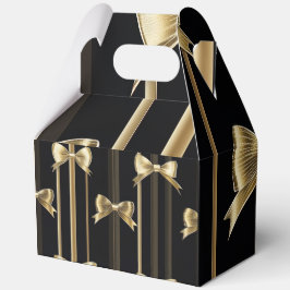 Zwarte elegantie decoratieve doos bedankdoosjes