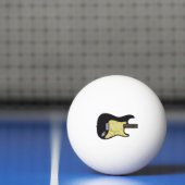 Zwarte elektrische gitaar pingpongbal (Net)