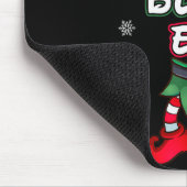 Zwarte Elf Kerst Pyjama Pjs Matching Familie Gr Muismat (Hoek)