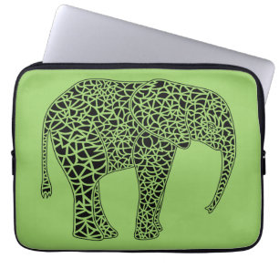 Zwarte, ellephant laptophoes laptop sleeve