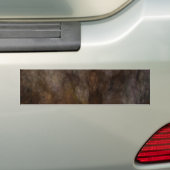 Zwarte en Abstracte Fractal Background Bumperstick Bumpersticker (Op auto)